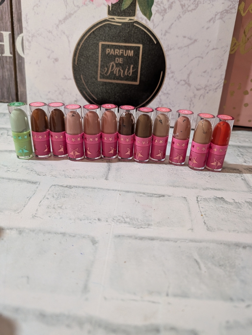 JEFFREY STAR MINI VELOUR LIQUID LIPSTICK COLLECTORS BUNDLE OF 58 - Picture 14 of 15